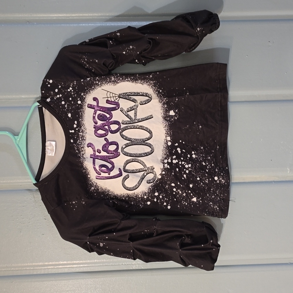 Girls "Let's Get Spooky" Halloween Shirt